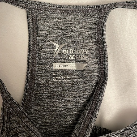 Grey striped workout tank - Picture 5 of 5